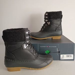 Tommy Hilfiger Womens Rian 2 Faux Fur Closed Toe Mid-Calf Boots Size 8M